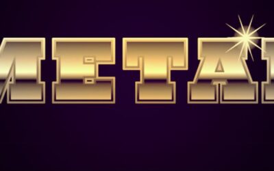 Letras metalizadas con Illustrator