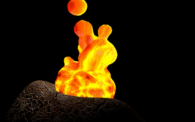 Cómo crear lava volcánica en 3Ds Max