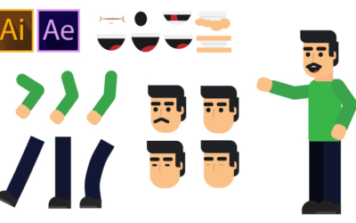 Diseño y animación de un personaje en After effects e Illustrator